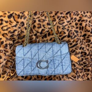 Denim Coach Tabby 26